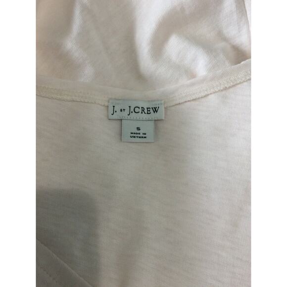 J. Crew Tie Wrap T Shirt Womens Size Small Subtle Pink V neck Short Sleeve NWOT - Picture 6 of 9